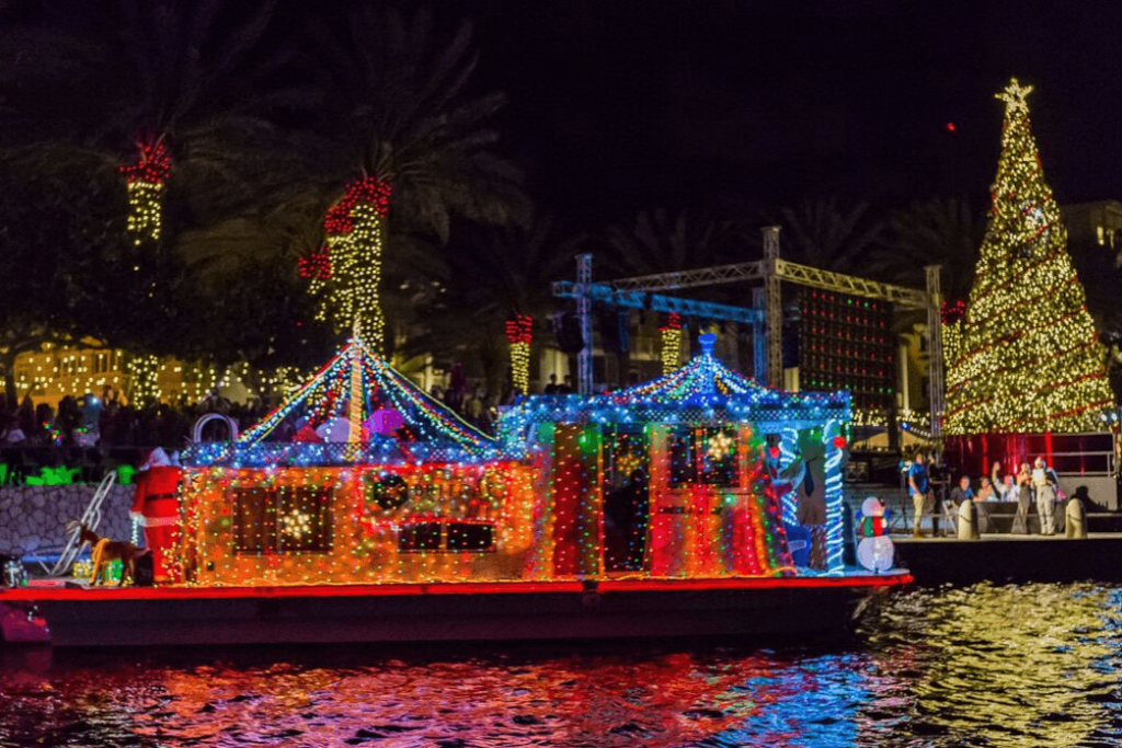 Parade of Lights at Camana Bay