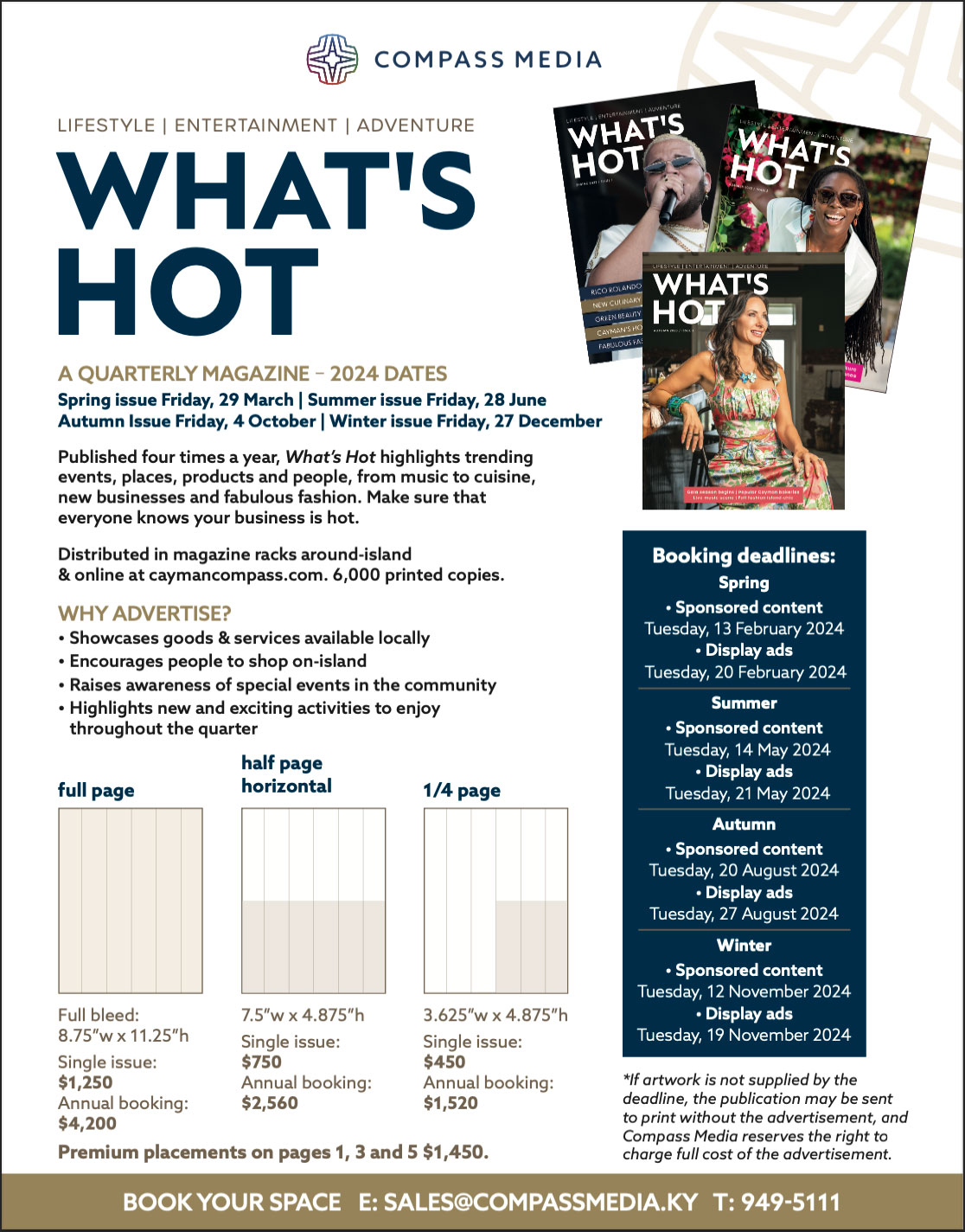 What's Hot Magazine Rate Sheet